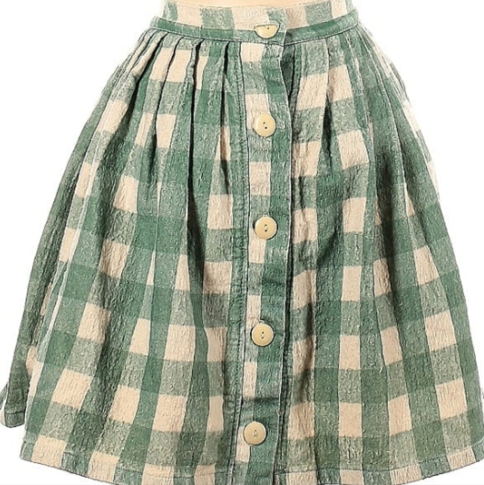 Lisa Says Gah Rory Plaid Cotton Skirt - Picture 2 of 7